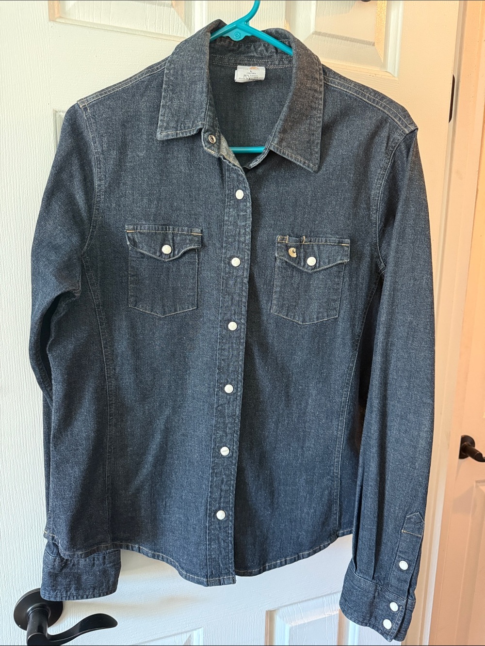 Carhartt Dark Denim Western Shirt